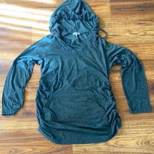 Lightweight maternity hoodie